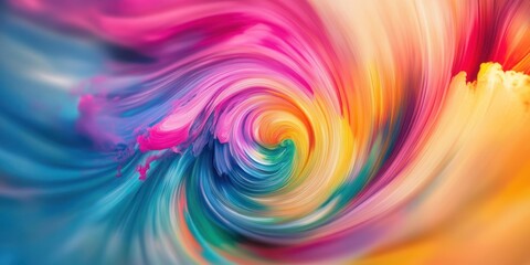 Obraz premium Abstract swirling colorful background with vibrant colors.