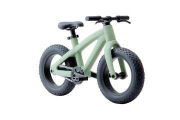 A stylish green balance bike designed for toddlers, promoting balance and mobility for little riders in a playful way.