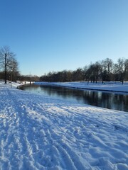 River in winter