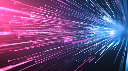 Abstract Light Streaks Background
