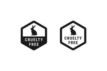 New Cruelty Free Label or sign Vector Isolated in Flat Style. New Cruelty Free Label for product packaging design element. Great Cruelty Free Stamp for Product packaging Design Element.