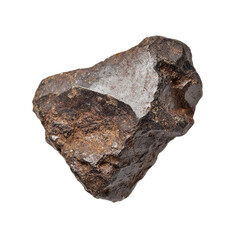 Rough, dark gray meteorite