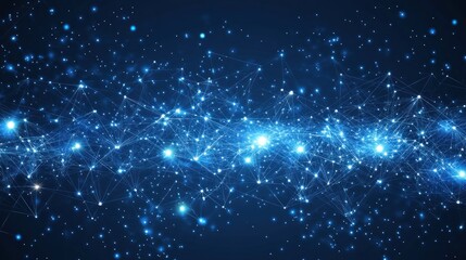 Fototapeta premium Abstract Digital Network Background