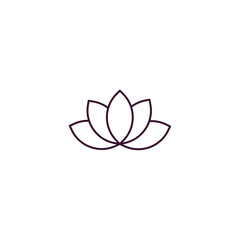 Fototapeta premium buddhism outline icon. Linear vector from religion concept. Thin line buddhism icon isolated on white background