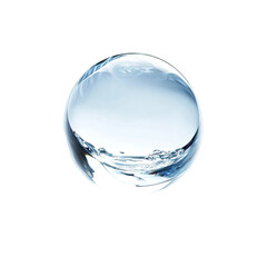 Water drop with ripples