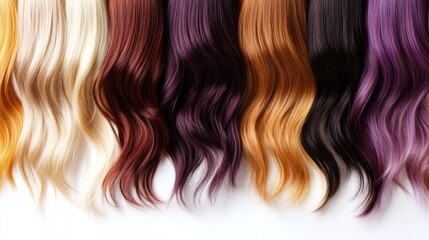 Naklejka premium Hair Color Palette