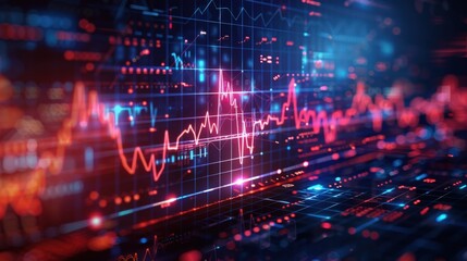 Digital AI health monitoring background with modern tech patterns and ample copy space for business or medical messaging
