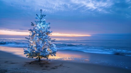 The Glittering Christmas Tree Beach