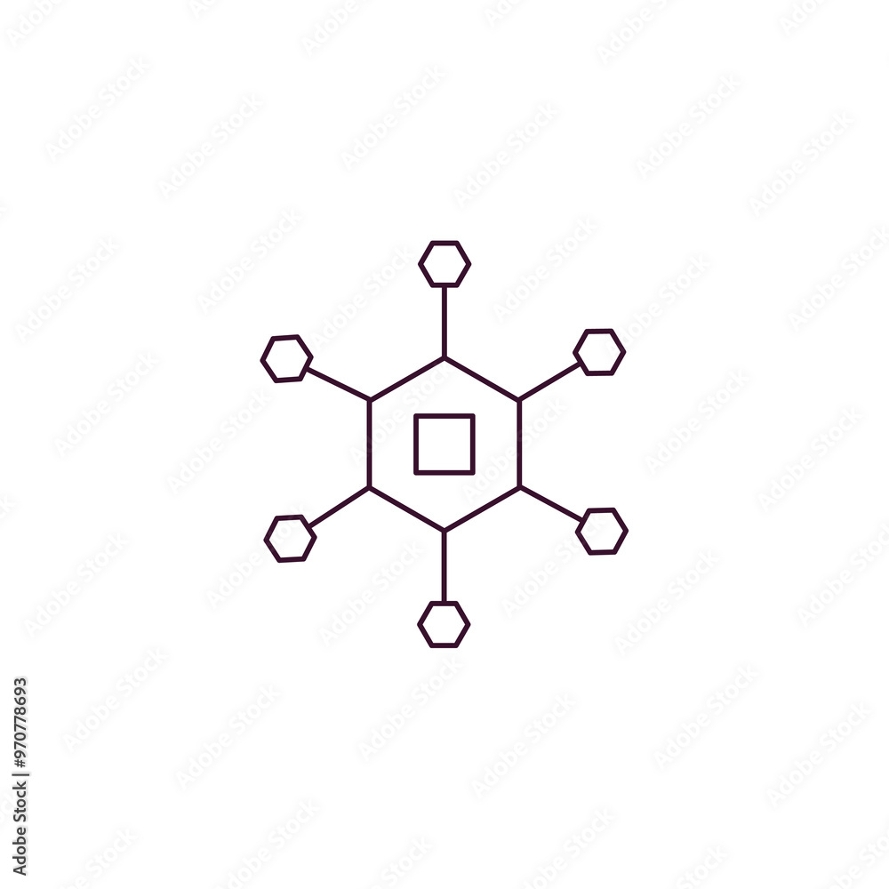 Poster frameworks outline icon. linear vector from technology concept. thin line frameworks icon isolated o