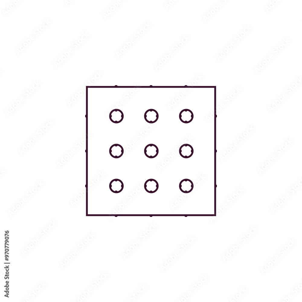Poster raster images outline icon. linear vector from technology concept. thin line raster images icon isol