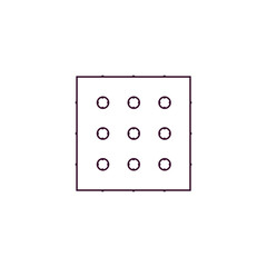 raster images outline icon. Linear vector from technology concept. Thin line raster images icon isolated on white background