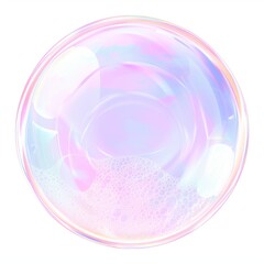 Obraz premium A vibrant and colorful soap bubble displaying beautiful iridescent colors along with fascinating reflections