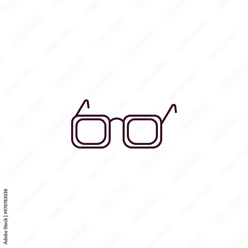 Aufkleber optical outline icon. linear vector from tools concept. thin line optical icon isolated on white bac