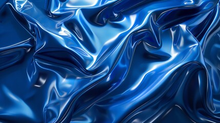 Blue Plastic Shiny Background Latex Glossy Texture Pattern