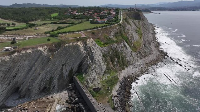 Faro de Punta Galea de Getxo en Bizkaia Pais Vasco