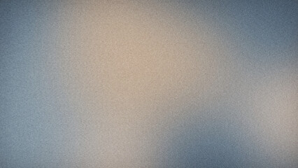 Grainy colorful gradient background. Abstract, navy blue, grey, beage, blurred, mesh, noise, wave, bokeh, retro vibes.