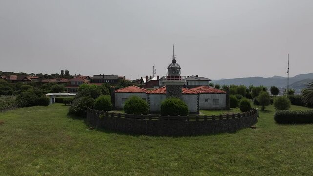 Faro de Punta Galea de Getxo en Bizkaia Pais Vasco