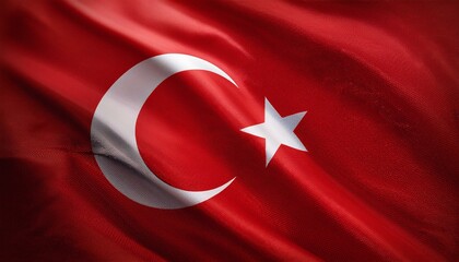 Obraz premium turkish flag as wallpaper