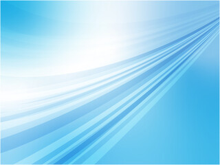 鮮やかなグラフィックの波形アブストラクト背景_ライトブルー