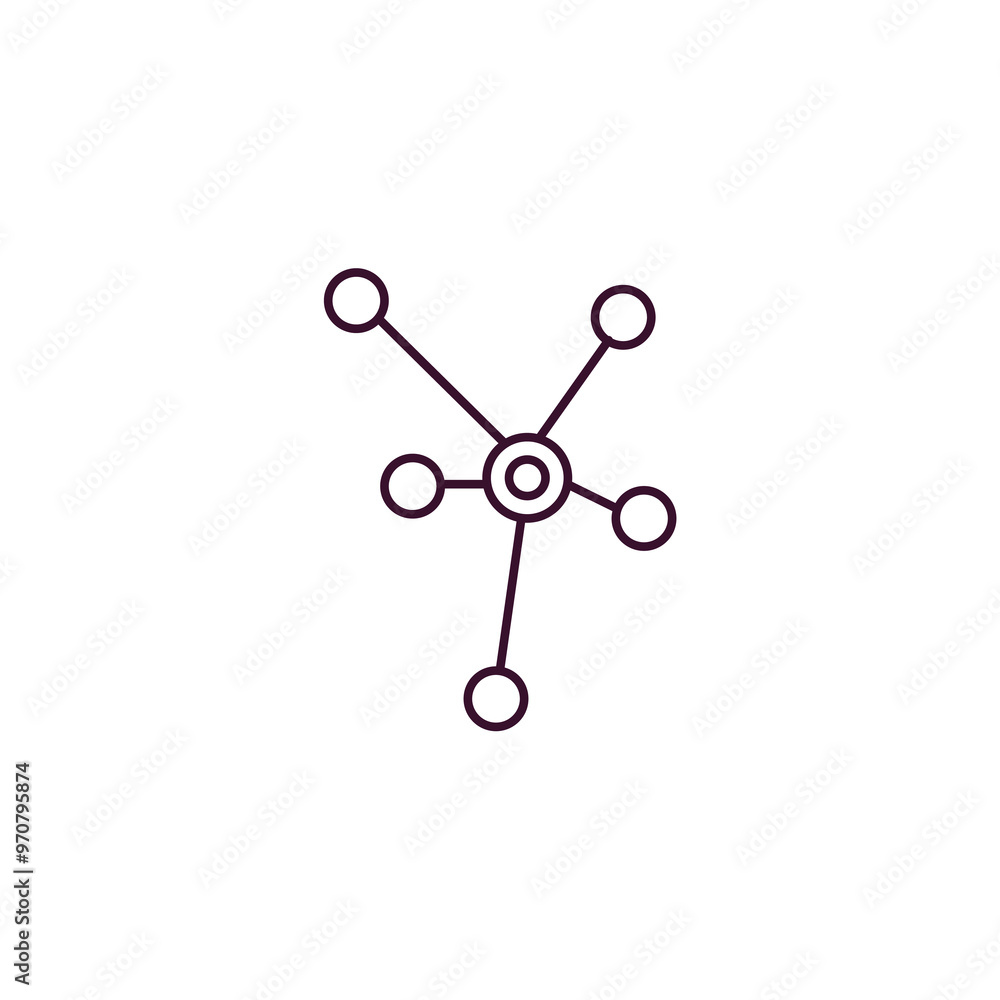 Poster rotating arrows outline icon. linear vector from user interface concept. thin line rotating arrows i