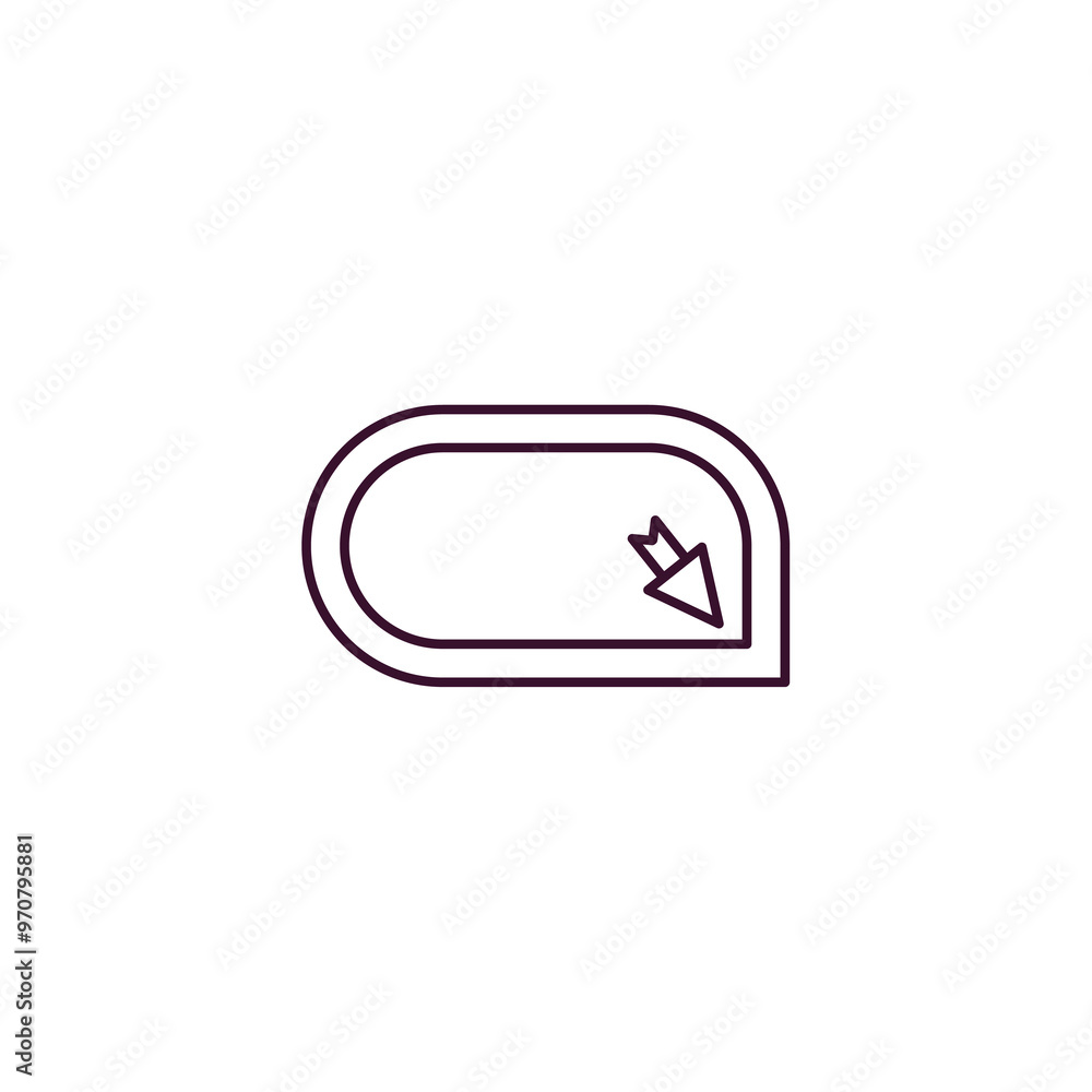 Aufkleber musical outline icon. Linear vector from user interface concept. Thin line musical icon isolated on white background