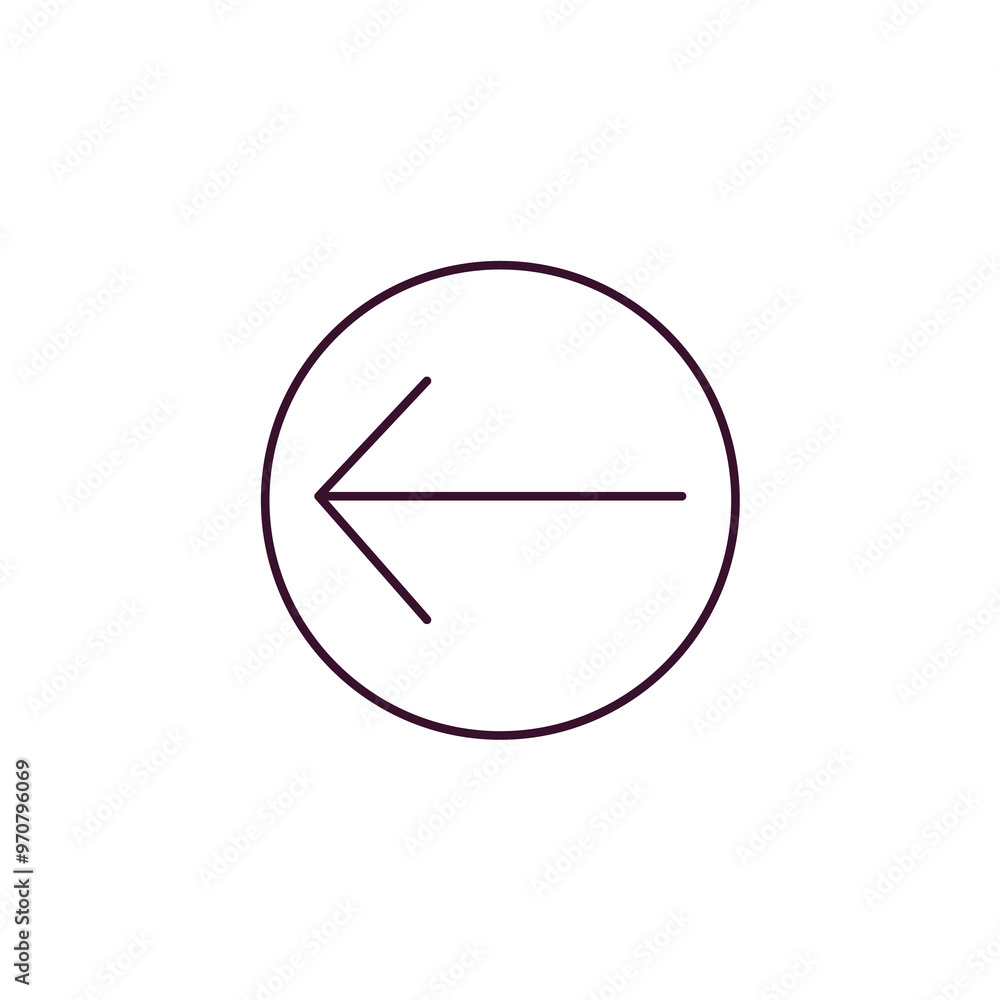 Poster recycling container outline icon. linear vector from user interface concept. thin line recycling con