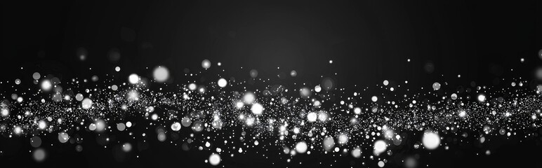 A realistic setting of stains of crushed chalk, sand, coarse culinary ground salt or sugar granules isolated on a black background.