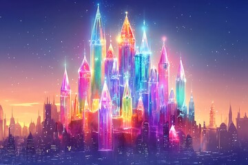 Fototapeta premium Crystal Castle