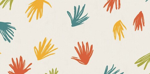 Modern geometric trendy texture. Decorative isolated elements. Abstract doodle shapes. Scribble flowers and blobs, creative hand drawn forms. Cartoon style.
