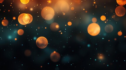 Obraz premium Warm lights in the dark