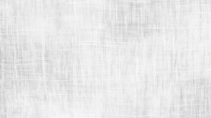 Seamless subtle white linen textile transparent background texture overlay. Abstract cloth fabric grayscale displacement, bump or height map. Simple panoramic banner wallpaper pattern