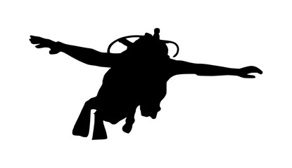 Scuba Diver Silhouette
