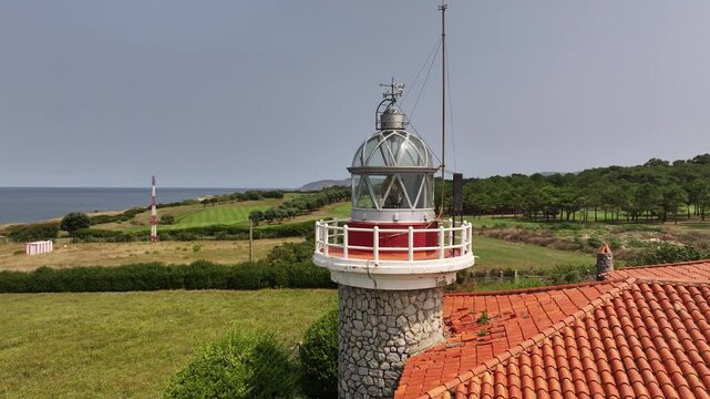 Faro de Punta Galea de Getxo en Bizkaia Pais Vasco