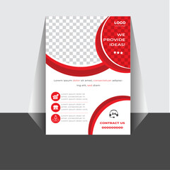 Creative Corporate & Business Flyer Brochure Template Design, abstract business flyer, vector template design. Brochure design, cover, annual report, posterA4-sized vector template Corporate Flyer Lay