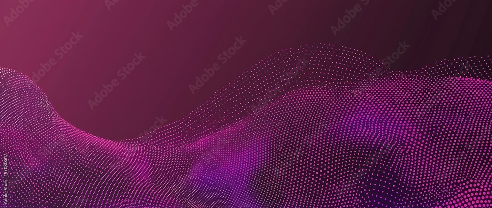 Poster background with abstract particle wave pattern. 3d design for science and technology. realistic 3d i