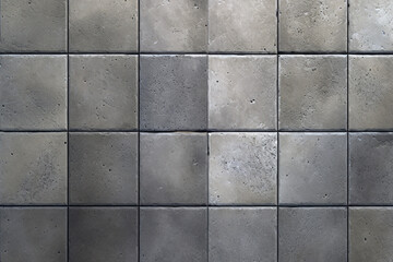 Processed collage of grey marble floor tiles surface texture. Background for banner, backdrop