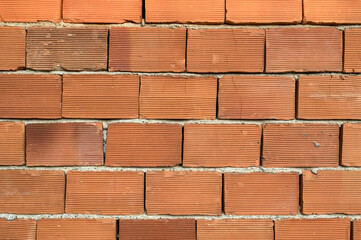 red brick wall