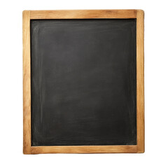 Blank chalkboard with wood frame