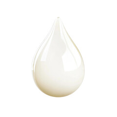 Single drop of milk