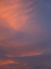 colorful sunset clouds ,summer time