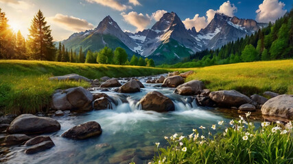 beautiful nature scenery background wallpaper