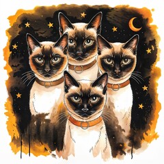 cat with a cat