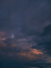 Fototapeta premium colorful sunset clouds ,summer time