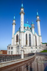 Kul Sharif Mosque in the Kazan Kremlin, Republic of Tatarstan, Russia