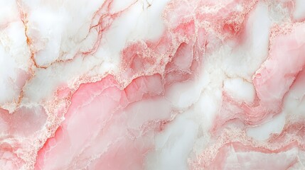 Pink and White Marble Texture Background