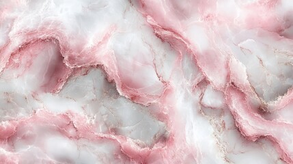 Pink and White Marble Texture Background