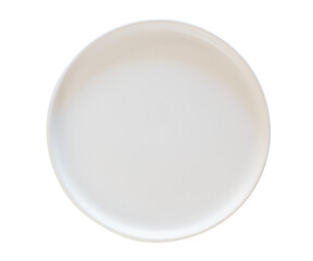 Round ceramic plate isolated png with transparency