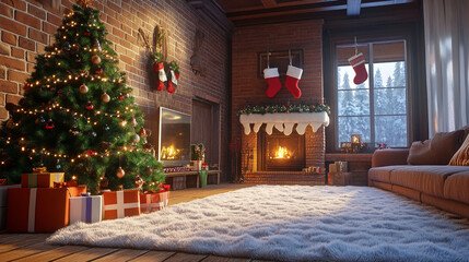 Obraz premium Beautiful Christmas colorful small and big present gift boxes background merry Christmas and happy new year