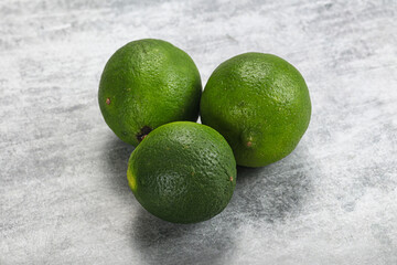 Green sour tropical Lime fruit