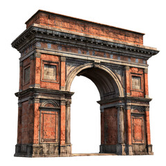 Ancient Roman Archway Symbolizing Classic Architecture